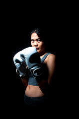 Asian Female Boxer - 78481750