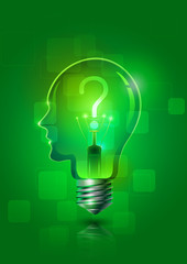 Creative Thinking Light Bulb