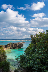 Obraz premium 古宇利島の綺麗な海