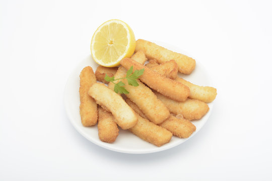 Rabas de calamar enharinadas