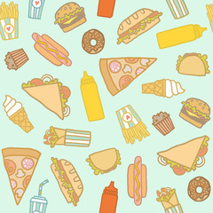 Fastfood pattern.