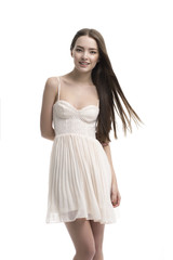 Naklejka premium Beautiful girl. Beauty portrait