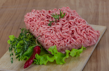 Raw minced meat