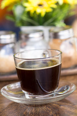 black coffee