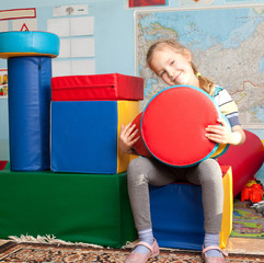 Child in kindergarten