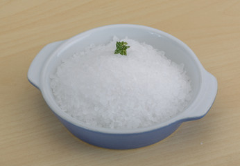 Sea salt crystal