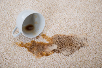 Coffee Spilling On Carpet
