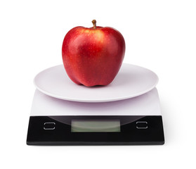 Electronic Scales with apple