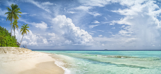 maldives island in ocean