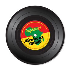 Afrobeat music vinyl record
