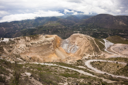 Sand mine, Quito, Ecuador