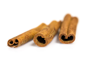 Cinnamon isolated on white background