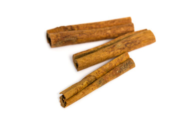 Cinnamon isolated on white background
