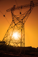 Electric pylon, energy power