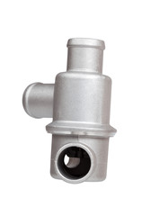 Thermostat of car engine isolated on white background