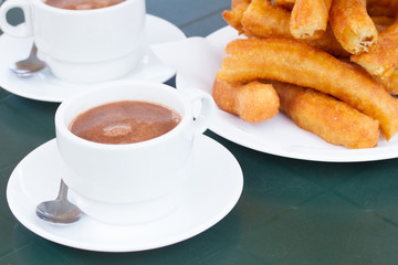 traditional spanish pastry - churros