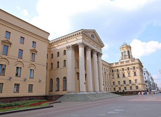 The building of the State Security Committee of the Republic Bel