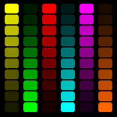 Abstract colorful square background illustration