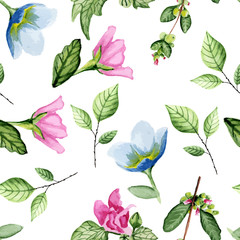 Floral white pattern