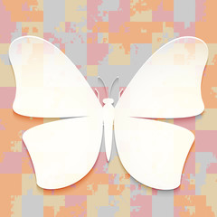 Vector paper butterfly