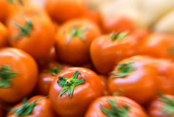 Tomatoes in market