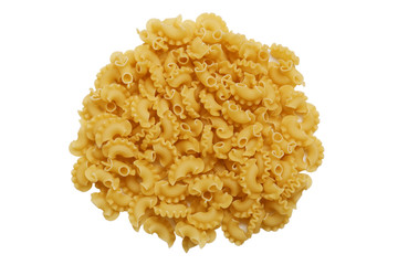 Pasta isolated on white background