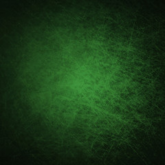 Grunge green background with ancient ornament