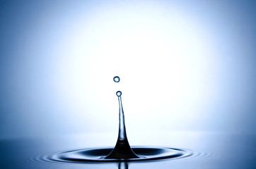 Drop of water - obrazy, fototapety, plakaty