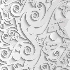 Fototapeta na wymiar Floral Seamless Pattern Background. For Christmas and Invitation cards decoration