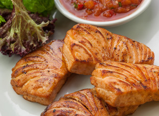 fried red fish