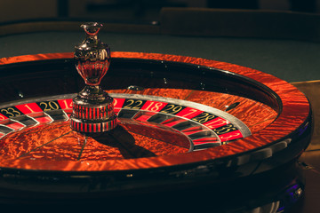 casino roulette - closeup