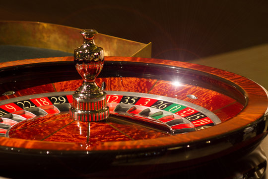 casino roulette - closeup