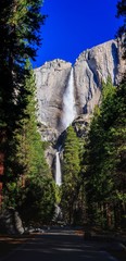 Lower and upper yosemite fall, Yosemite National Park, Californi