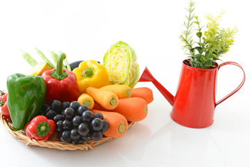 Obraz na płótnie Canvas 新鮮な野菜と果物