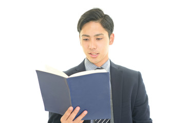 笑顔のビジネスマン