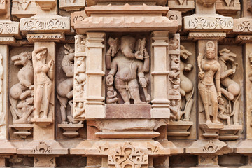 Stone carved, Khajuraho