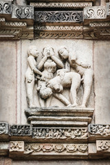 Fototapeta na wymiar Stone carved, Khajuraho