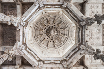 Obraz premium Ranakpur Temple interior