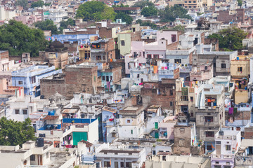 Fototapeta premium Aerial view Udaipur, India