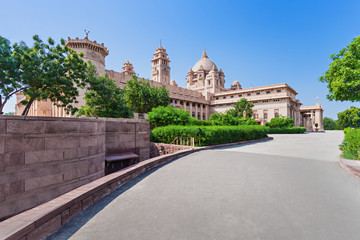 Fototapeta na wymiar Umaid Bhawan Palace