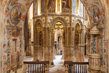Fototapeta na wymiar Convent of Christ interior
