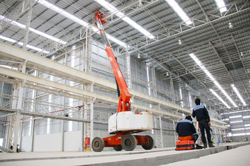 Boom Lift in the factory