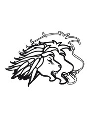 Abstract africa lion proud king cool