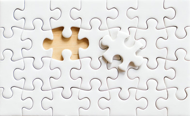 Jigsaw puzzle, background