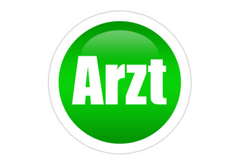 Arzt / Aufkleber / Sticker / Autoaufkleber / Grün