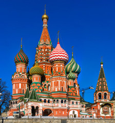 Fototapeta na wymiar St Basil Cathedral, Moscow, Russia