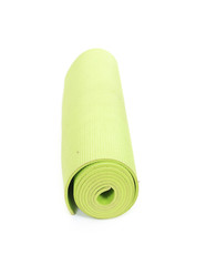 green yoga mat