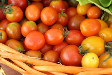 tomatoes and vegetable