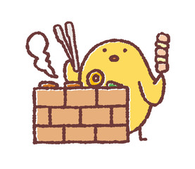 BBQヒヨコ © TAMAGO POTATO