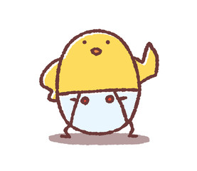 おむつヒヨコ © TAMAGO POTATO
